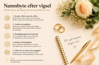 Namnbyte efter vigsel