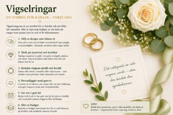 Vigselringar – material, priser och design för alla stilar